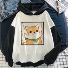 Fashion shiba inu Anime Hoodie Winter Pullover Couple Streetwear Hip Hop Clothes Crop Top Women cute Loose Long Sleev Hoodies Fashion shiba inu Anime Hoodie Winter Pullover Couple Streetwear Hip Hop Clothes Crop Top Women cute Loose Long Sleev Hoodies