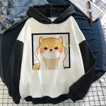 Fashion shiba inu Anime Hoodie Winter Pullover Couple Streetwear Hip Hop Clothes Crop Top Women cute Loose Long Sleev Hoodies Fashion shiba inu Anime Hoodie Winter Pullover Couple Streetwear Hip Hop Clothes Crop Top Women cute Loose Long Sleev Hoodies