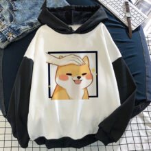 Fashion shiba inu Anime Hoodie Winter Pullover Couple Streetwear Hip Hop Clothes Crop Top Women cute Loose Long Sleev Hoodies Fashion shiba inu Anime Hoodie Winter Pullover Couple Streetwear Hip Hop Clothes Crop Top Women cute Loose Long Sleev Hoodies