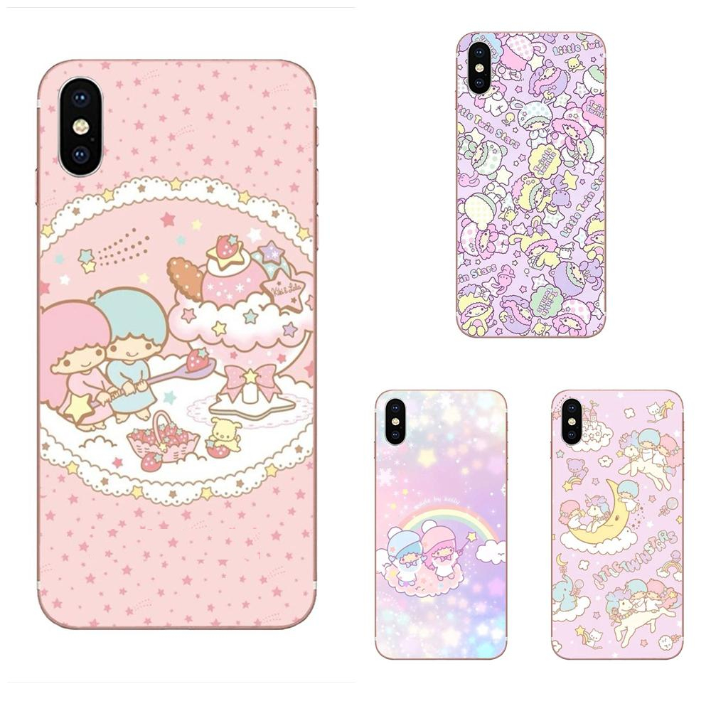 My Melody Little Twin Stars Soft Phone Case For Apple iPhone
