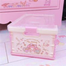 Large Capacity Melody Little Twin Stars Fashion Anime Storage Boxes Bins Home Beauty Case Cosmetic Box Pouch Makeup For Girls Large Capacity Melody Little Twin Stars Fashion Anime Storage Boxes Bins Home Beauty Case Cosmetic Box Pouch Makeup For Girls