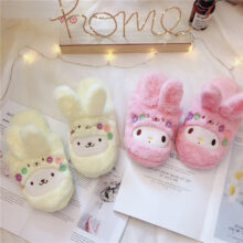 Girl Indoor Rabbit Slippers Cute Stella Rabbit Home Indoor Non-slip Floor Cotton Slippers Waterproof Rubber Bottom Slippers Girl Indoor Rabbit Slippers Cute Stella Rabbit Home Indoor Non-slip Floor Cotton Slippers Waterproof Rubber Bottom Slippers