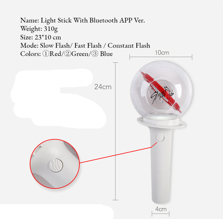 K-Pop Merch Stray Kids Light Stick With Bluetooth Control