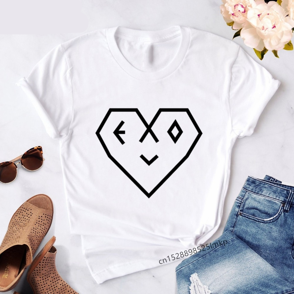 Exo Chanyeol Casual Short Sleeve T-Shirt For Women