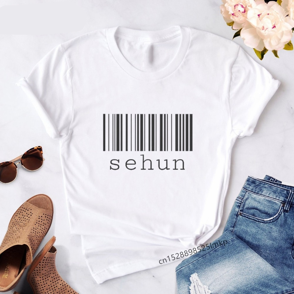 Exo Chanyeol Casual Short Sleeve T-Shirt For Women