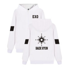 Hip Hop EXO Kpop Autumn Winter Zipper Hoodies Women Men Top Quality Jacket Coat Fashion Harajuku Hoodie Sweatshirt Plus Size Hip Hop EXO Kpop Autumn Winter Zipper Hoodies Women Men Top Quality Jacket Coat Fashion Harajuku Hoodie Sweatshirt Plus Size