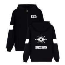 Hip Hop EXO Kpop Autumn Winter Zipper Hoodies Women Men Top Quality Jacket Coat Fashion Harajuku Hoodie Sweatshirt Plus Size Hip Hop EXO Kpop Autumn Winter Zipper Hoodies Women Men Top Quality Jacket Coat Fashion Harajuku Hoodie Sweatshirt Plus Size