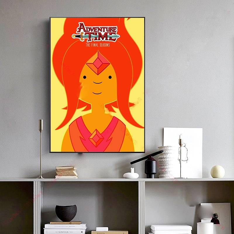 Kawaii Adventure Time With Finn And Jake Wall Art Canvas Painting Poster Kawaii Adventure Time With Finn And Jake Wall Art Canvas Painting Poster