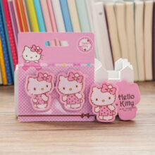 TOPSTHINK Stationery hello kitty pencil eraser school supplier girls стирательная резинка creative cute eraser TOPSTHINK Stationery hello kitty pencil eraser school supplier girls стирательная резинка creative cute eraser