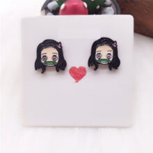 EUPNHY 2Pc Stud Earrings Demon Slayer: Kimetsu No Yaiba Cartoon Anime Earrings Hypoallergenic Cute Earrings for Women Girls EUPNHY 2Pc Stud Earrings Demon Slayer: Kimetsu No Yaiba Cartoon Anime Earrings Hypoallergenic Cute Earrings for Women Girls