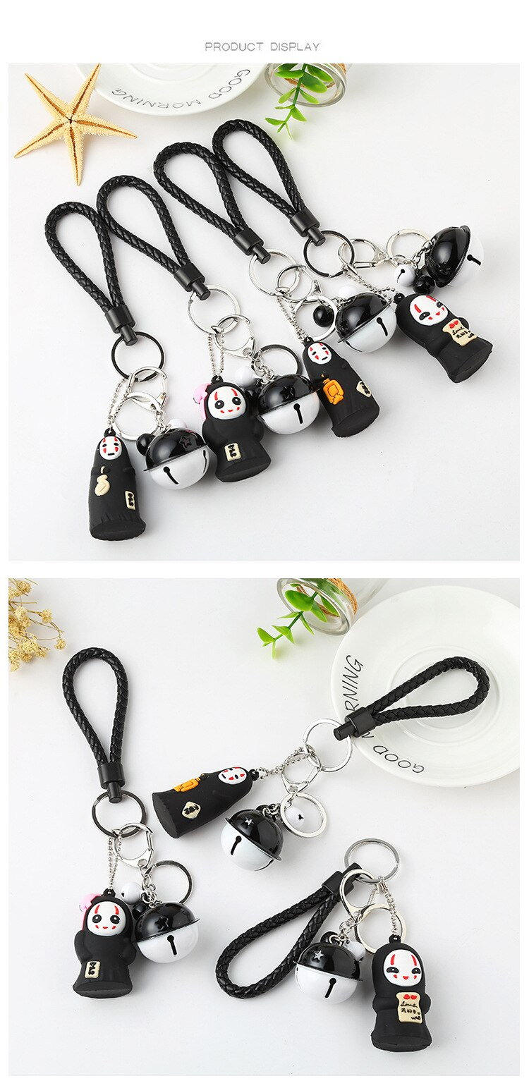 Spirited Away Kaonashi No Face Anime Keychain