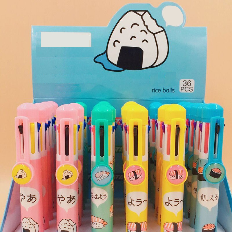 Kawaii Totoro 8 Colors In 1 Ballpoint Pen