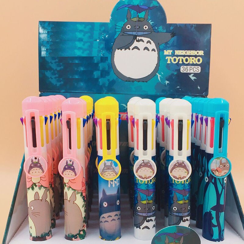Kawaii Totoro 8 Colors In 1 Ballpoint Pen