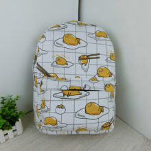 Cute Lazy Egg Cartoon Cat Yellow Gudetama Student Girls Shoulder Bags Printed Canvas Kids Fashion Schoolbag Backpack Gifts New Cute Lazy Egg Cartoon Cat Yellow Gudetama Student Girls Shoulder Bags Printed Canvas Kids Fashion Schoolbag Backpack Gifts New