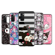 Cute cartoon Kuromi for Samsung Note 20 S20 Ultra Plus A91 A71 A51 A41 A31 A21 A21S A11 A01 Bright Black Phone Case Cute cartoon Kuromi for Samsung Note 20 S20 Ultra Plus A91 A71 A51 A41 A31 A21 A21S A11 A01 Bright Black Phone Case