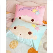 Cute Little Twin Star Pillow Case Home Bedroom Pillows Cover Cartoon Decorative Pillowcase Plush Soft Stuffed sakura Bedding Toy Cute Little Twin Star Pillow Case Home Bedroom Pillows Cover Cartoon Decorative Pillowcase Plush Soft Stuffed sakura Bedding Toy