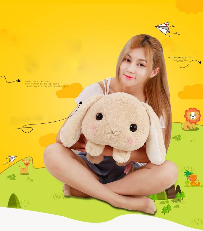 Long Ears Bunny Rabbit Plush Animals Stuffed Soft Sleep Toys - 40cm