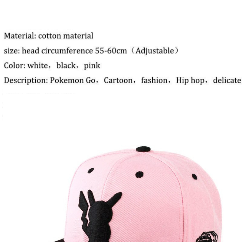 Pokemon Go Pikachu Cartoon Baseball Cap