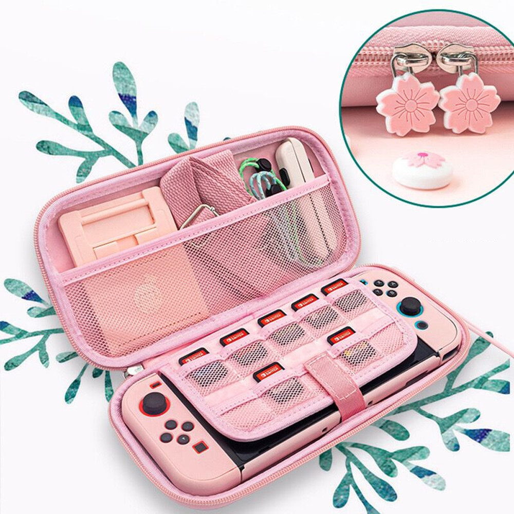 Kawaii Cinnamoroll Print Nintendo Storage Case/ Boxes