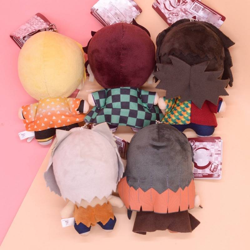 Anime Demon Slayer Kimetsu No Yaiba Agatsuma Zenitsu Nezuko Hashibira Plush Toys