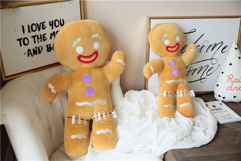 Kawaii Anime Gingerbread Man Stuffed Doll - KawaiiMerch.com