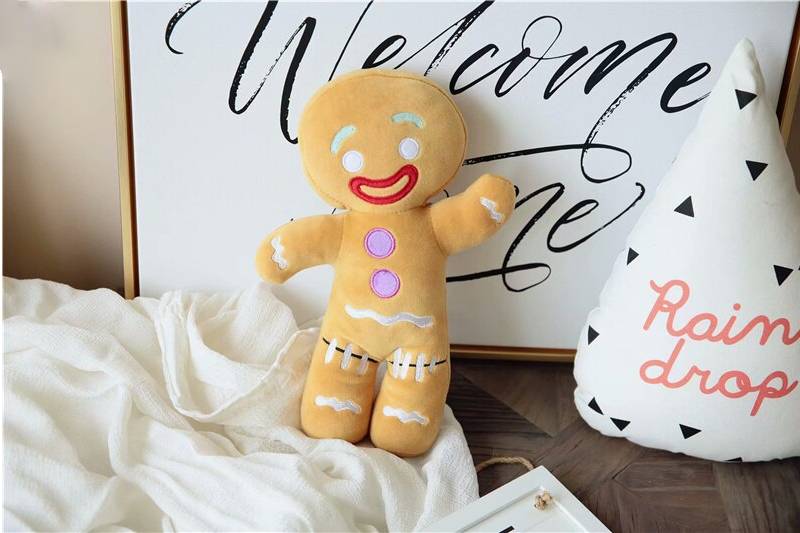 Kawaii Anime Gingerbread Man Stuffed Doll - KawaiiMerch.com