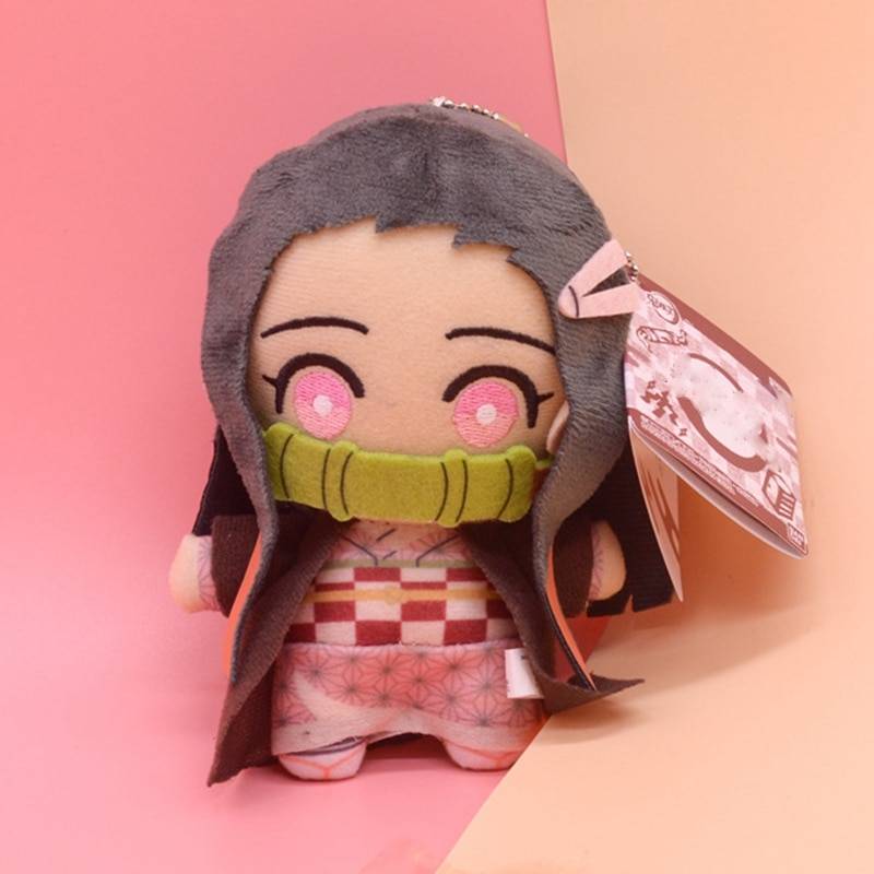 Anime Demon Slayer Kimetsu No Yaiba Agatsuma Zenitsu Nezuko Hashibira Plush Toys