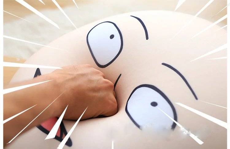 Anime The Strongest Bald Saitama Plush Pillow Doll