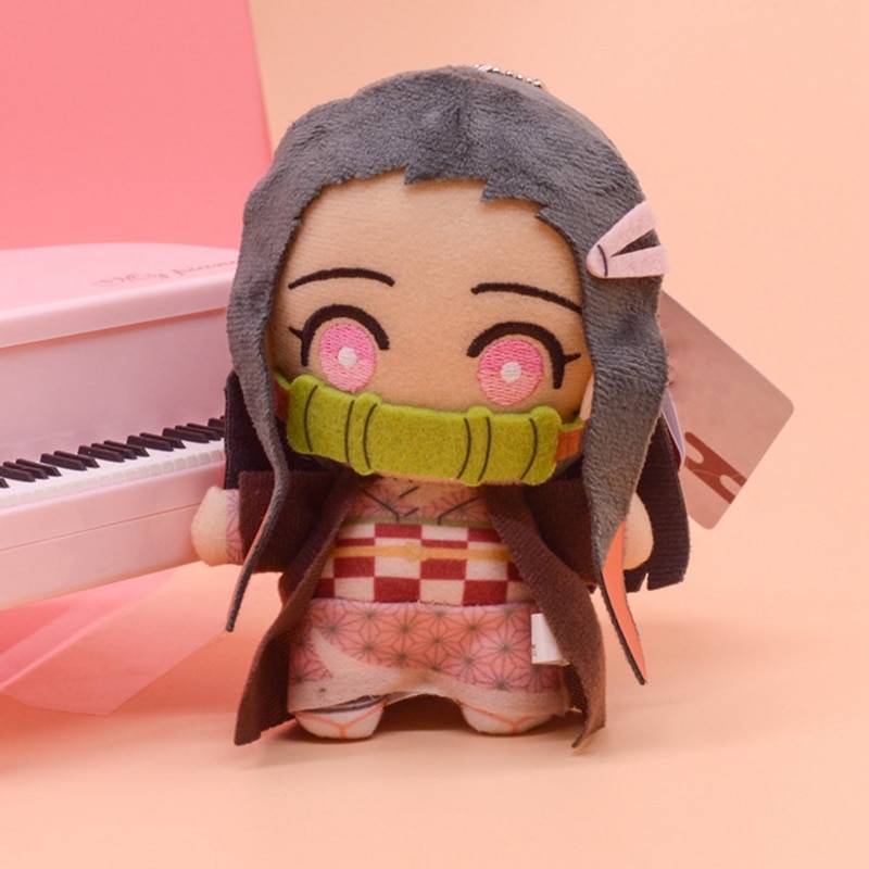 Anime Demon Slayer Kimetsu No Yaiba Agatsuma Zenitsu Nezuko Hashibira Plush Toys