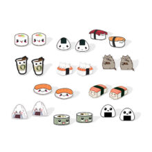 2019 Lovely Sushi Resin Earrings Kawaii Cartoon Rice Ball Acrylic Earrings Food Art Epoxy Stud Earring 2019 Lovely Sushi Resin Earrings Kawaii Cartoon Rice Ball Acrylic Earrings Food Art Epoxy Stud Earring