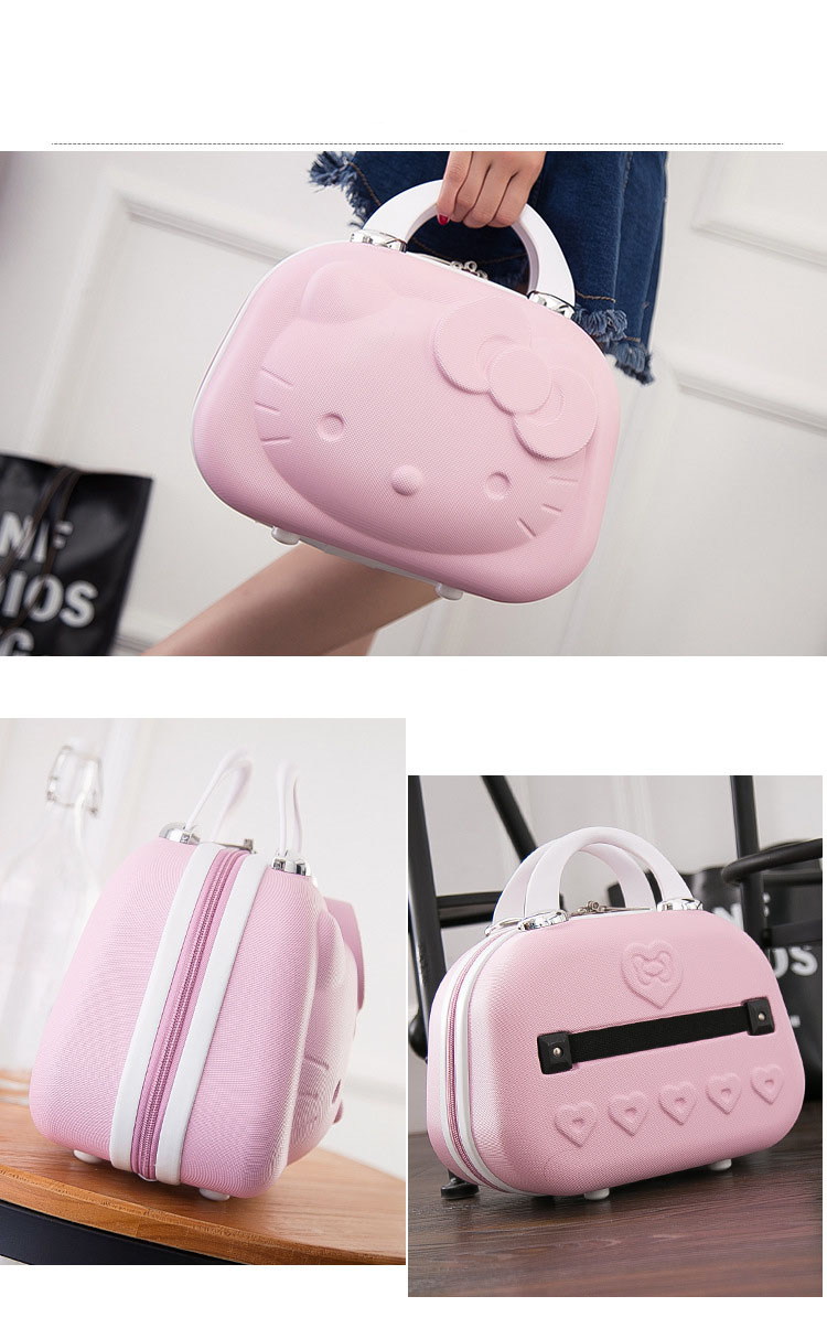 Hello Kitty Fashion Waterproof Travel Cosmetic Suitcase Hello Kitty Fashion Waterproof Travel Cosmetic Suitcase