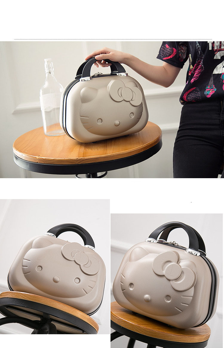 Hello Kitty Fashion Waterproof Travel Cosmetic Suitcase Hello Kitty Fashion Waterproof Travel Cosmetic Suitcase