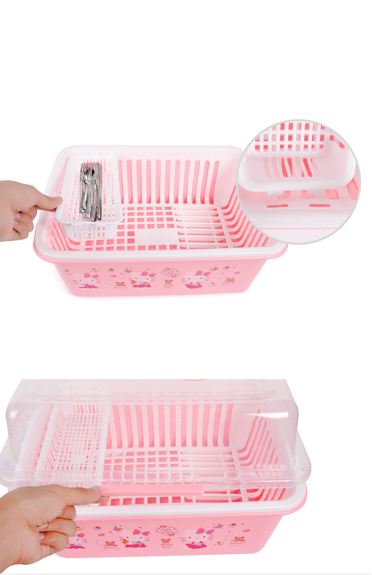 Hello Kitty Pattern Bowls And Chopsticks Rack Box Tableware Kitchen Accessories Hello Kitty Pattern Bowls And Chopsticks Rack Box Tableware Kitchen Accessories