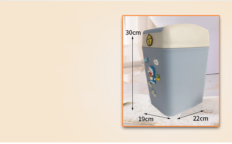 Hello Kitty Jingle Cat Bathroom Rolling Cover Trash Bin