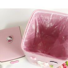 Hello Kitty Trash Can Rolling Cover Car Trash Bin Jingle Cat Environmental Wheat Straw Material Trash Can Bathroom Garbage Can Hello Kitty Trash Can Rolling Cover Car Trash Bin Jingle Cat Environmental Wheat Straw Material Trash Can Bathroom Garbage Can