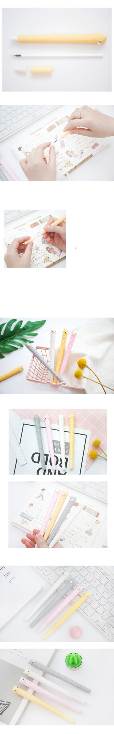 Kawaii Alpaca Stationery Gel Pen For Kids