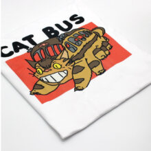 Anime Studio Ghibli Neighbour Totoro Ride The Cat Bus Casual T-Shirt Anime Studio Ghibli Neighbour Totoro Ride The Cat Bus Casual T-Shirt