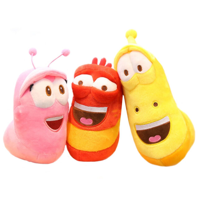 larva stuffed toys