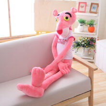 1pc 55/80CM kawaii Pink Panther with T-shirt Plush Toys Cute Children Dolls Stuffed Soft Hot Anime Toys Birthday Gift for Baby 1pc 55/80CM kawaii Pink Panther with T-shirt Plush Toys Cute Children Dolls Stuffed Soft Hot Anime Toys Birthday Gift for Baby