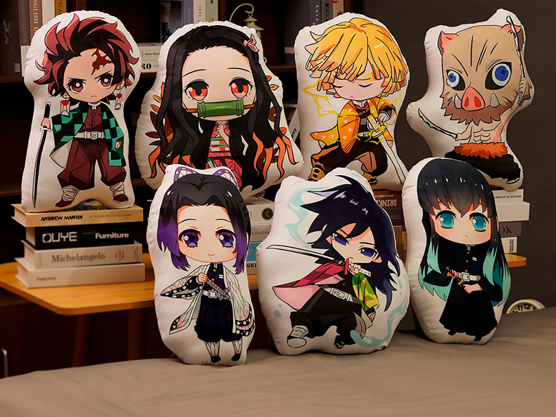 Anime Devil's Blade Demon Slayer Manga Kimetsu No Yaiba Tanjirou Nezuko Stuffed Cushion Toys