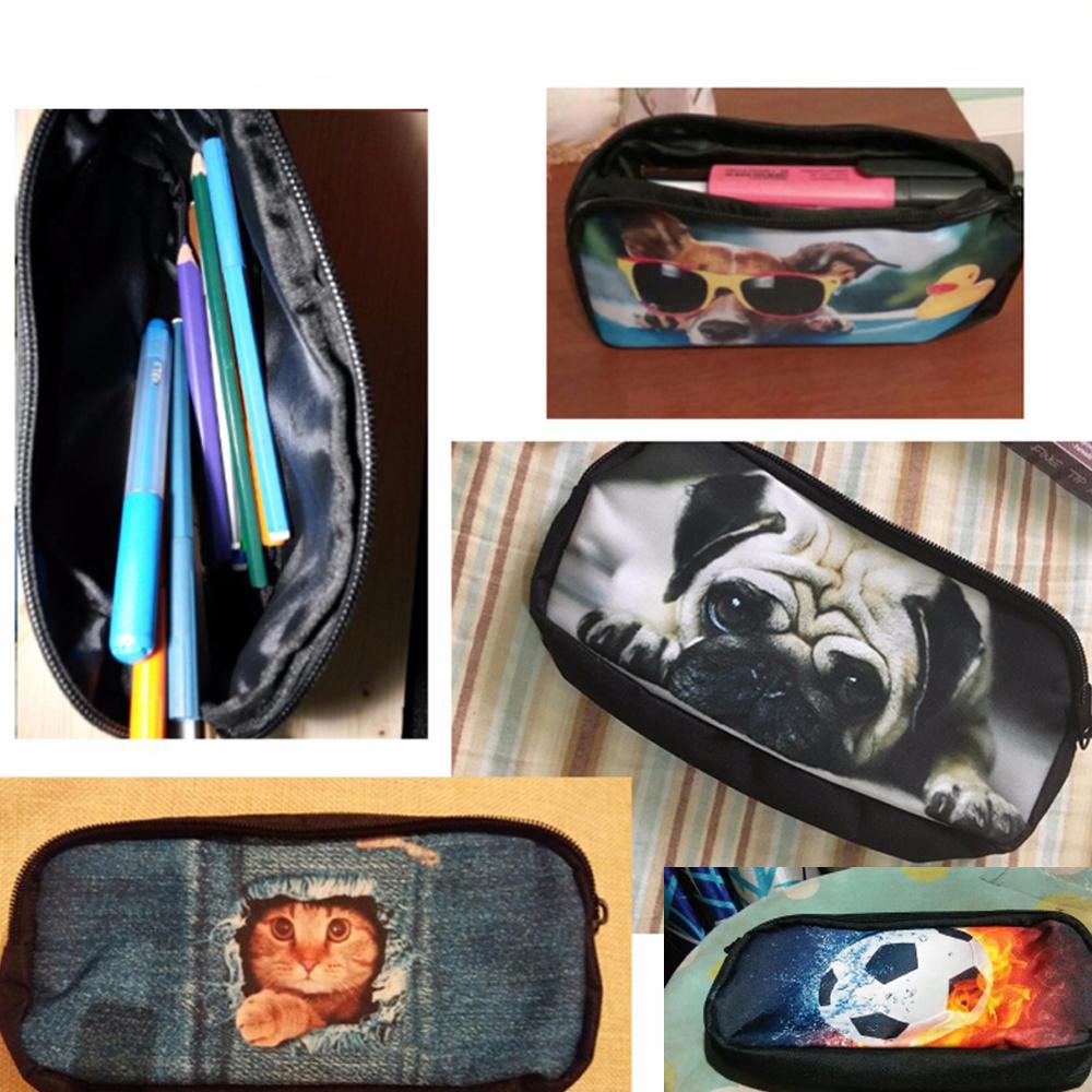 Anime Pokemon Pikachu Pattern Zipper Pencil Bag