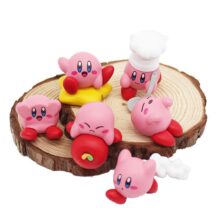 6pcs/set Anime Cartoon Cute Kirby PVC Figures Toys with Keychain Pendants 4cm KT4162 6pcs/set Anime Cartoon Cute Kirby PVC Figures Toys with Keychain Pendants 4cm KT4162