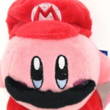 2PCS Kirby Waddle Dee with Mario Luigi Hat 5″ 13CM Plush Keychain Pendant Figure Toy Retail 2PCS Kirby Waddle Dee with Mario Luigi Hat 5