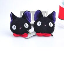 Anime Jiji Black Cat Plush Soft Stuffed Keychain Pendant Anime Jiji Black Cat Plush Soft Stuffed Keychain Pendant