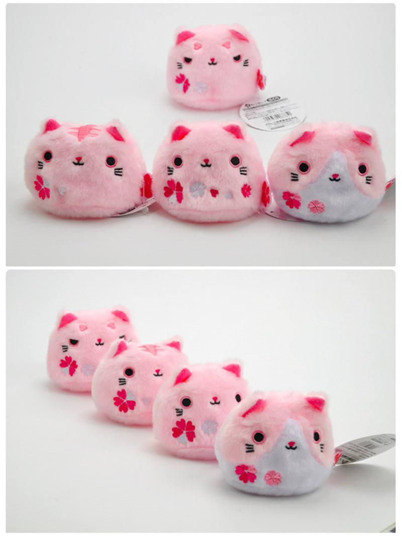 Mini Cat Cartoon Stuffed Plush Toy Kawaii Keychain Mini Cat Cartoon Stuffed Plush Toy Kawaii Keychain