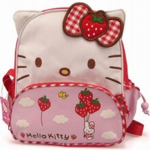 Cute Design Hello Kitty Strawberry Children’s Schoolbag Student Girls Birthday Gift Cute Design Hello Kitty Strawberry Children's Schoolbag Student Girls Birthday Gift