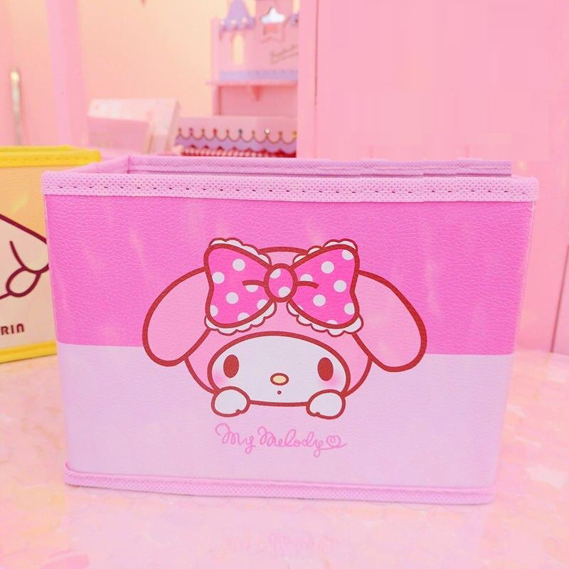 Cartoon Hello Kitty My Melody Cinnamoroll Pudding Dog Folding Storage Box Cartoon Hello Kitty My Melody Cinnamoroll Pudding Dog Folding Storage Box