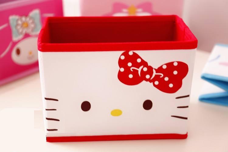Cartoon Hello Kitty My Melody Cinnamoroll Pudding Folding Storage Box Cartoon Hello Kitty My Melody Cinnamoroll Pudding Folding Storage Box