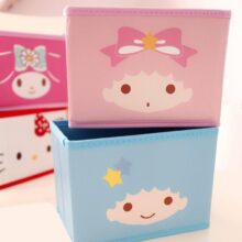 Cartoon Hello Kitty My Melody Cinnamoroll Pompompurin The Little Twin Star Cute Cosmetic Bags Makeup Bag Folding Storage Box Bag Cartoon Hello Kitty My Melody Cinnamoroll Pompompurin The Little Twin Star Cute Cosmetic Bags Makeup Bag Folding Storage Box Bag