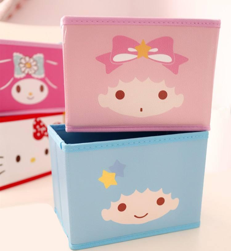 Cartoon Hello Kitty My Melody Cinnamoroll Pudding Folding Storage Box Cartoon Hello Kitty My Melody Cinnamoroll Pudding Folding Storage Box